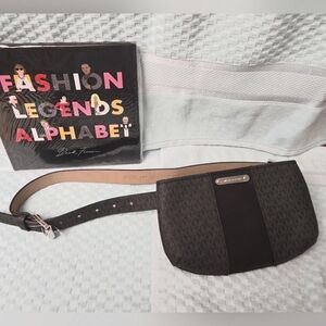 Michael Kors Black Monogram Beltbag